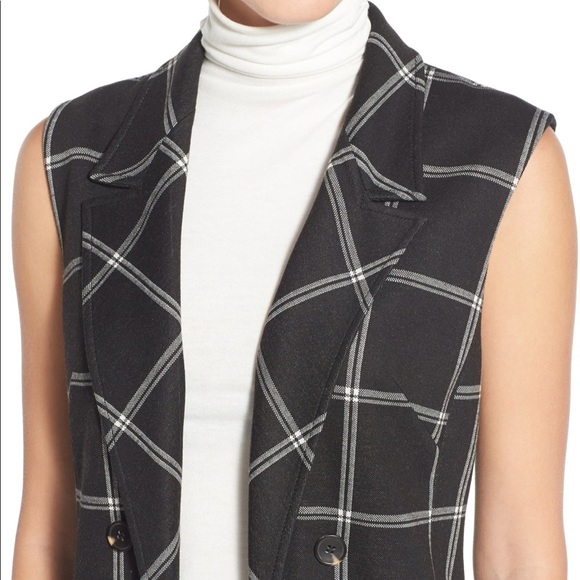 Halogen Double Breasted Long Vest (Petite) - Picture 3 of 8